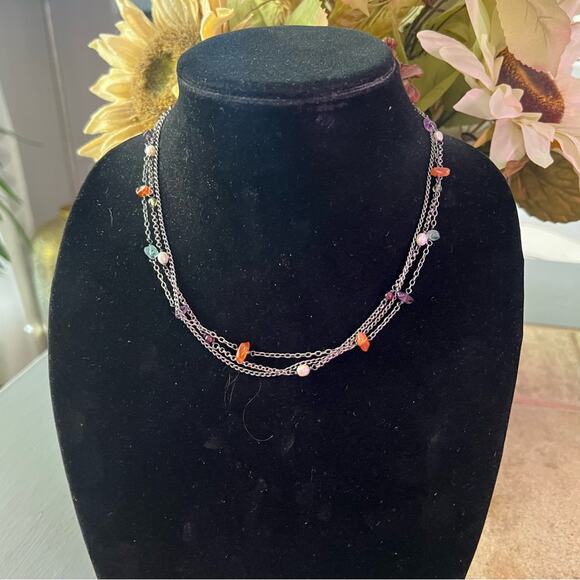 Silpada 925 Sterling Silver Multi Chain Necklace - Picture 8 of 9